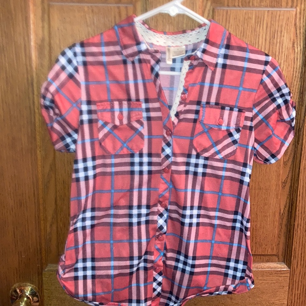 Button up t-shirt
